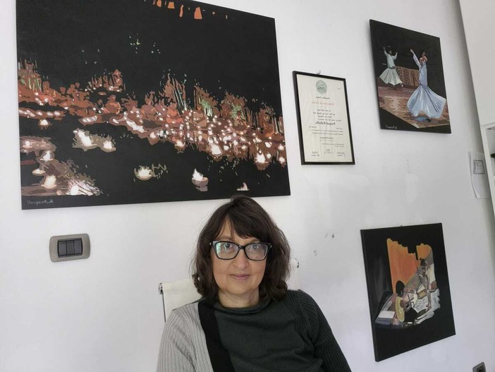 L'artista Raffaella Pasquali