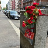 Le rose per il partigiano Pantini