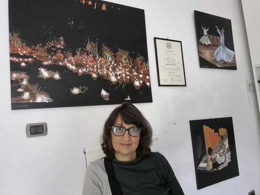 L'artista Raffaella Pasquali
