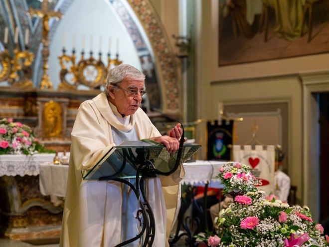 Don Domenico Osella (foto di Patrizio Righero)