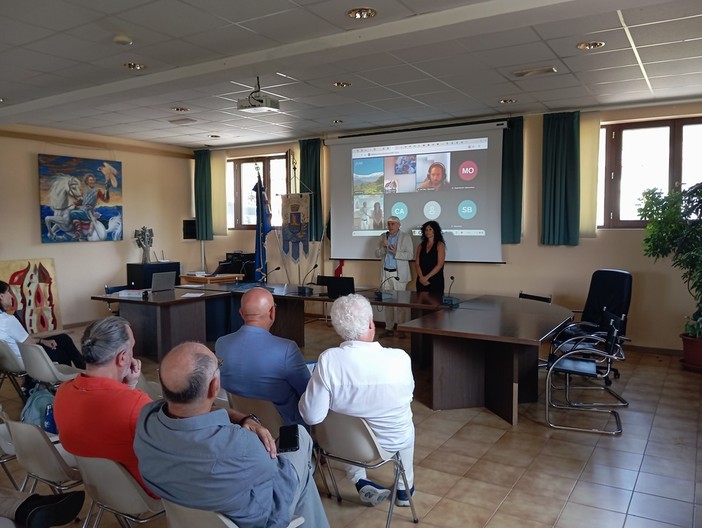 Un momento della conferenza di presentazione del progetto