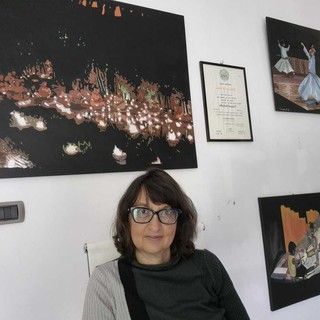 L'artista Raffaella Pasquali