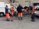 Rimozione per 7 mezzi bruciati in via Bologna