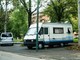 Un camper in corso Salvemini (foto d'archivio)