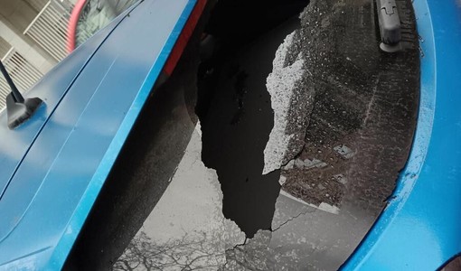 L'ultimo atto vandalico a Vanchiglietta