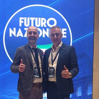 Da sinistra D’Aloia ed Elia al congresso costituente di Roma