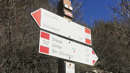 Unione Montana Alta Valle di Susa: ripristinato il sentiero tra Exilles e Salbertrand