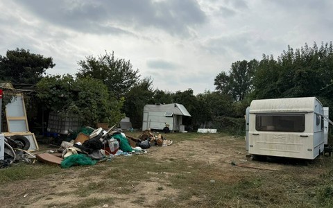 La baraccopoli di lungo Stura Lazio