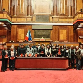 Gli studenti di Nichelino in visita al Senato