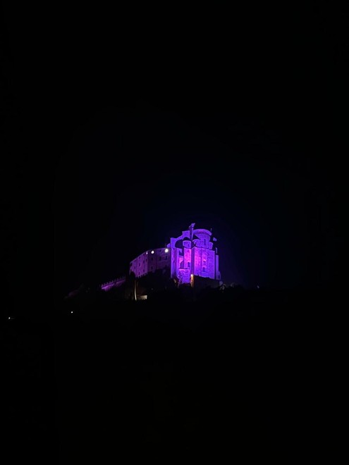 La Sacra di San Michele illuminata