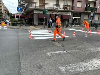 Lavori in via Filadelfia e via Tripoli