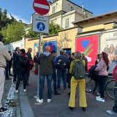 Il sopralluogo della Circoscrizione 5 in via Giachino