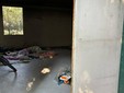 In corso lo sgombero di una ex bocciofila In corso lo sgombero di una ex bocciofila