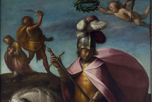 Dettaglio di San Giorgio a cavallo, 1620 circa, Musei Reali di Torino, crediti fotografici Fondazione CCR La Venaria Reale