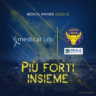 Medical Lab ancora “Medical Partner” di Reale Mutua Basket Torino