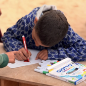 In mostra a Torino i disegni dei bambini di Gaza che sfidano le bombe