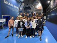 L'astronauta Luca Parmitano in visita a Thales Alenia Space