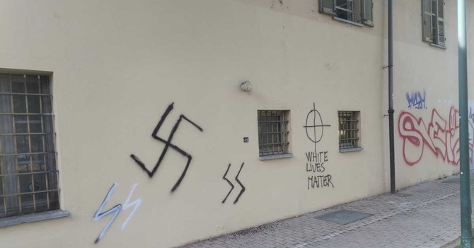 La cascina Giajone vandalizzata