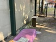 In corso lo sgombero di una ex bocciofila In corso lo sgombero di una ex bocciofila
