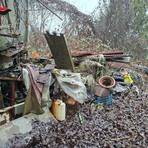 L'area sequestrata dai carabinieri