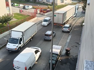 Problemi di viabilità in strada del Cascinotto