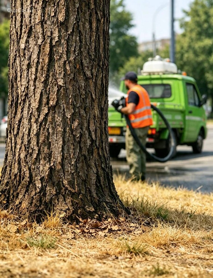 Collegno: irrigazioni straordinarie per proteggere il patrimonio verde Collegno: irrigazioni straordinarie per proteggere il patrimonio verde