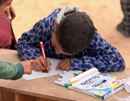 In mostra a Torino i disegni dei bambini di Gaza che sfidano le bombe