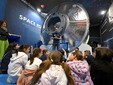 L'astronauta Luca Parmitano in visita a Thales Alenia Space
