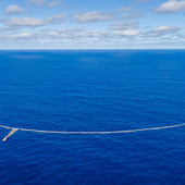 Scatto dal sito theoceancleanup.com Oceano Pacifico Scatto dal sito theoceancleanup.com Oceano Pacifico