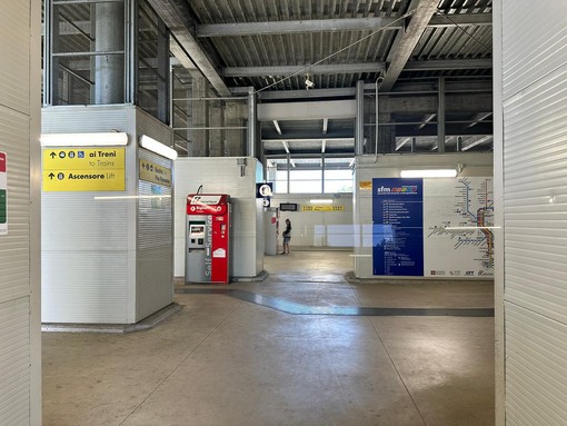L'ingresso della stazione Fossata
