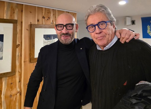 Bassetti con il sindaco Poncet