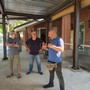 Il sopralluogo alla polisportiva Il sopralluogo alla polisportiva