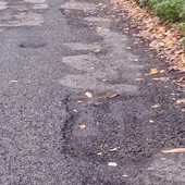 Le condizioni di strada dai Ronchi ai Cunioli Alti