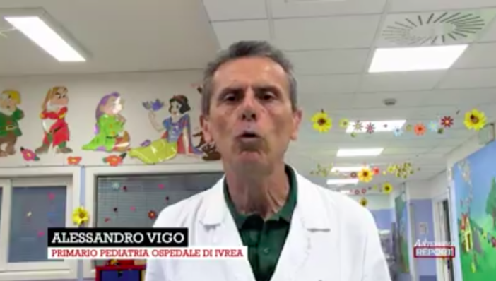Il dottor Alessandro Vigo, primario della Pediatria di Ivrea