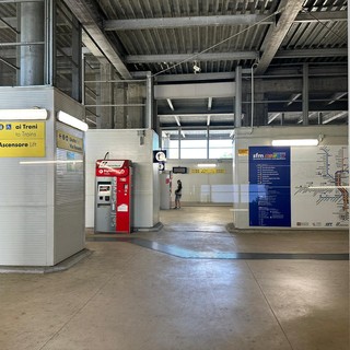 L'ingresso della stazione Fossata