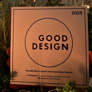 Manifattura Tabacchi di Torino: l’Agenzia del Demanio riceve il Green Good Design Sustainability Award 2025