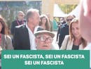 &quot;Sei un fascista&quot;, il momento della contestazione al ministro Lollobrigida