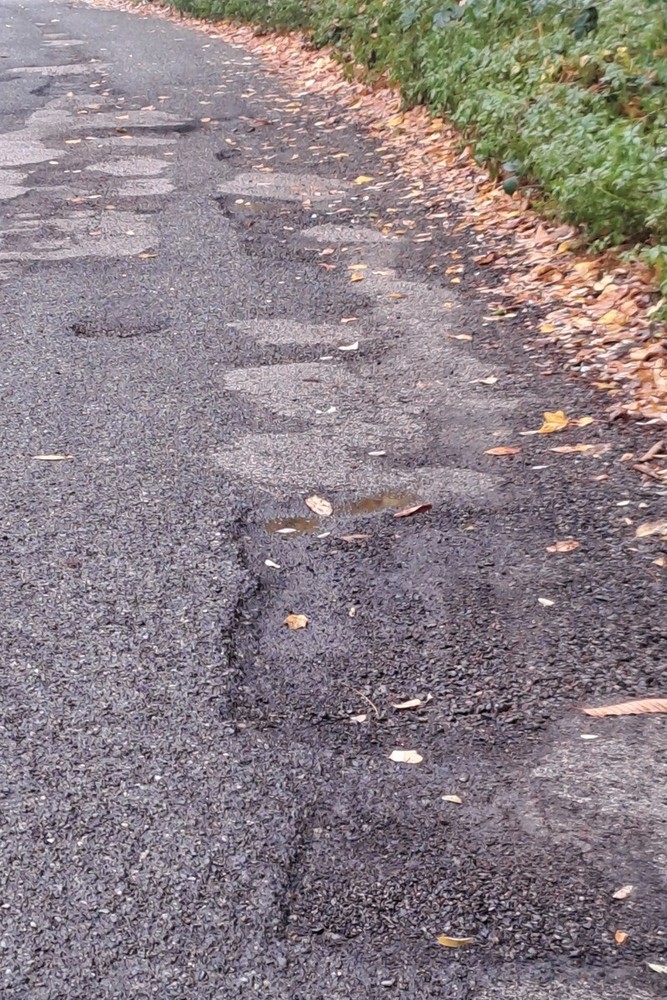 Le condizioni di strada dai Ronchi ai Cunioli Alti