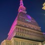 La Mole Antonelliana illuminata di Magenta