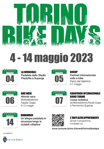Maggio su due ruote con i Torino Bike Days