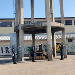 L'intervento della polizia locale al Peccei