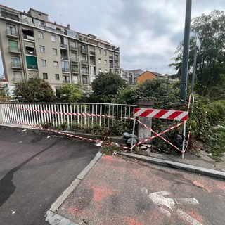 Le condizioni del trincerone ferroviario