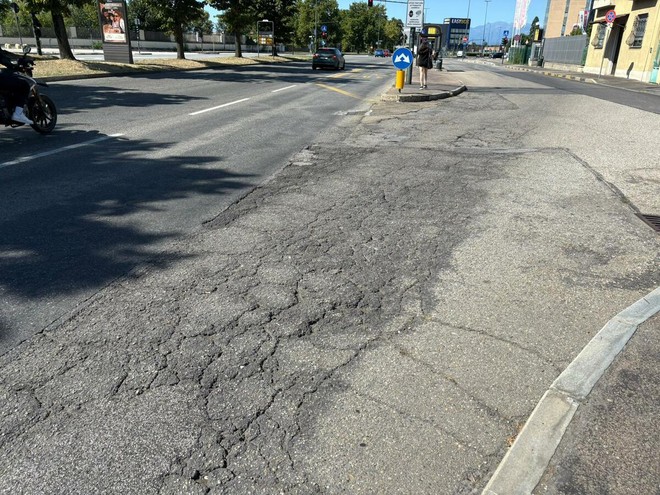 Strada dissestata su corso Orbassano: scatta il piano di manutenzione