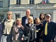 Luciana Littizzetto e Francesco Tresso all'anagrafe centrale di Torino