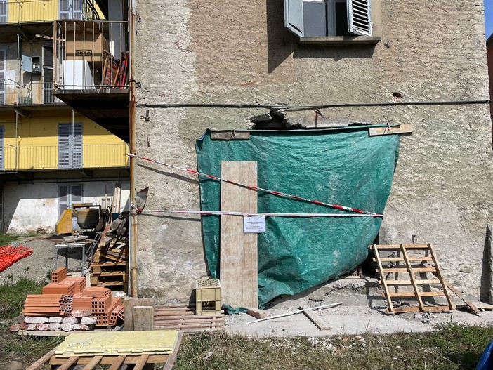 Il cantiere sequestrato