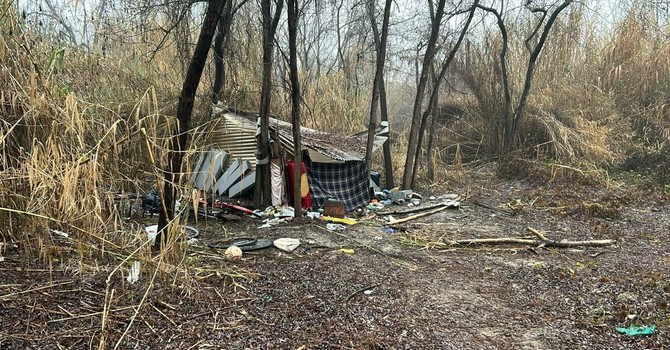 Allarme tende di fortuna al parco dell'Arrivore