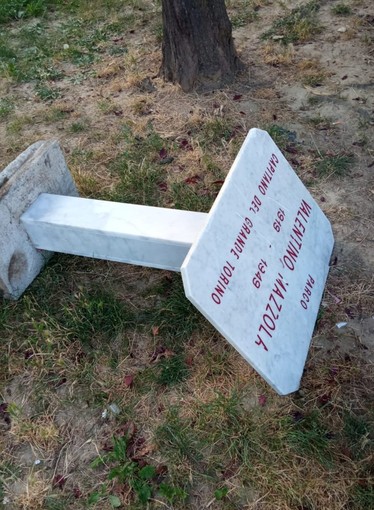 Uno degli ultimi danneggiamenti