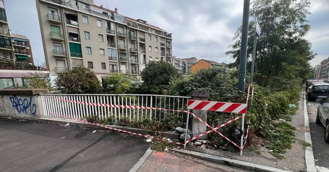 Le condizioni del trincerone ferroviario Le condizioni del trincerone ferroviario