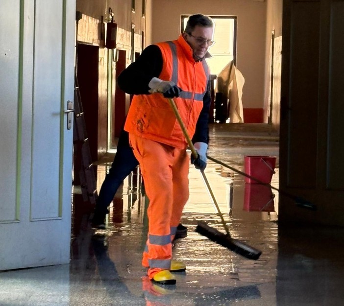 I locali allagati ieri mattina