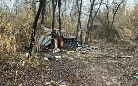 Allarme tende di fortuna al parco dell'Arrivore
